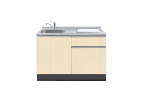 【地域限定】イースタン工業 LA3-120-C2 ベースキャビネット W1200×D600×H850mm ラルチェシリーズLA3 水栓･コンロ別売 受注生産品 [♪§]