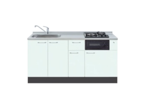 【地域限定】イースタン工業 SO3-165-C2G ベースキャビネット W1650×D600×H850mm ソエラシリーズSO3 水栓･コンロ別売 受注生産品 [♪§]