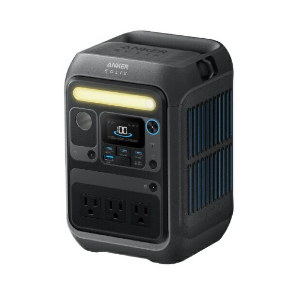 Anker ポータブル電源 蓄電池 Solix C300 Portable Power Station ブラック ♪