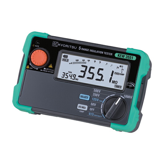 共立電気 KEW 3551 デジタル6レンジ絶縁抵抗計|住宅設備機器のcoordiroom