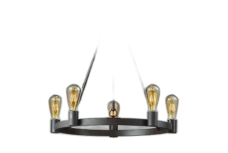 大光電機(DAIKO) DCH-42501YG シャンデリア 調光(調光器別売) キャンドル色 LED ランプ付 鉄錆色｜住宅設備機器のcoordiroom