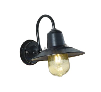 大光電機(DAIKO) DWP-42482YG アウトドアライト ポーチ灯 調光(調光器別売) キャンドル色 LED ランプ付 防雨形 ブラック｜住宅設備機器のcoordiroom