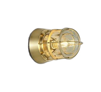 大光電機(DAIKO) DWP-42486YG アウトドアライト ポーチ灯 調光(調光器別売) キャンドル色 LED ランプ付 防雨形 真鍮｜住宅設備機器のcoordiroom