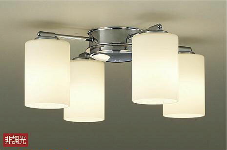大光電機(DAIKO)　DCH-38220Y　シャンデリア ランプ付 非調光 電球色 ～4.5畳 クローム