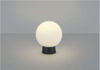 コイズミ照明　AU40276L　ガーデンライト 門柱灯 庭園灯 白熱球60W相当 LED付 電球色 防雨型 黒
