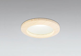オーデリック　OD261665R　ダウンライト LED一体型 調光 調光器別売 昼白色 高気密SB 埋込穴φ100 白木