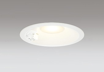 オーデリック　OD261963R　ダウンライト LED一体型 非調光 電球色 高気密SB 人感センサー付 埋込穴φ150 オフホワイト