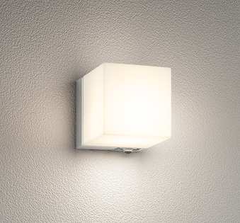 オーデリック　OG254795LCR(ランプ別梱)　エクステリア ポーチライト LEDランプ 電球色 防水パッキンレス型 人感センサー付 防雨型 マットシルバー｜住宅設備機器のcoordiroom