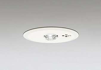オーデリック　OR036107P2　非常灯･誘導灯 埋込穴φ100 リモコン別売 LED一体型 昼白色 浅型 高天井用(～10m) ホワイト
