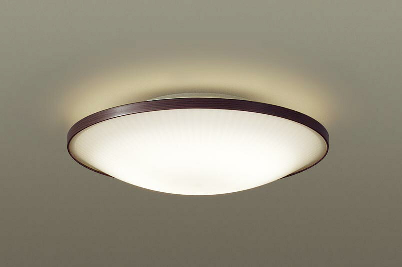 パナソニック　LGB51618LE1　シーリングライト LEDシーリングライト 天井直付型LED(電球色) 100形電球1灯器具相当 拡散タイプ ブラウン