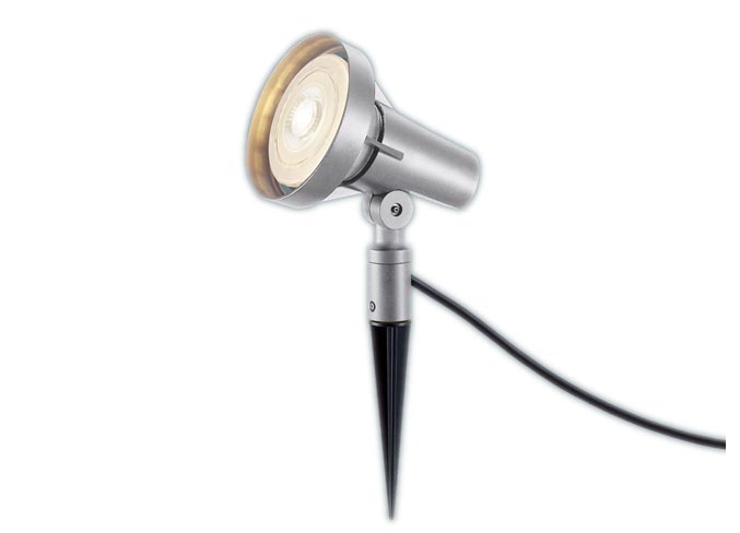 パナソニック　LGW40125　スポットライト 屋外 ライト エクステリア LED (電球色) 地中埋込型 スティック付 防雨型 スティックタイプ シルバーメタリック 15,198円