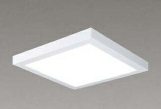 東芝　LEKT40P025L-LD9　LEDベースライト 一体形スクエア 直付薄形 乳白パネル □400 電球色 調光 LED内蔵 電源ユニット内蔵 受注生産品 [§] 12,381円