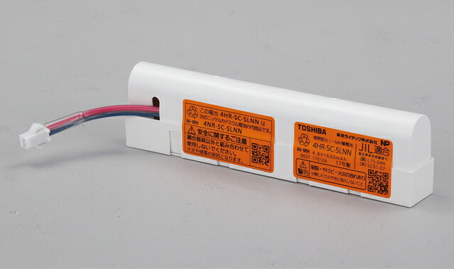 東芝 4HR-SC-SLNNB 誘導灯・非常用照明器具の交換電池 ニッケル水素蓄電池 受注生産品[§]