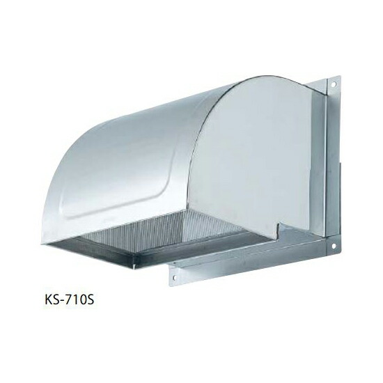 ナスタ　KS-710S　屋外換気口 ステンレス／木枠留め用／深型タイプ 仕様:ステンレス(16メッシュ)網付 [♪▲]