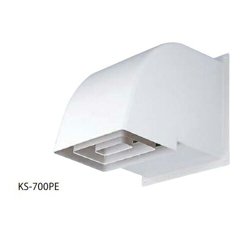 ナスタ　KS-700PE-35SG　屋外換気口 樹脂／木枠留め用／強制換気・深型タイプ／吹き出し口：防鳥用リブ付 適用換気扇:30cm用 [♪▲]