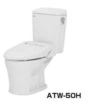 簡易水洗便器 ネポン　ATW-50H　プリティーナ エロンゲート 暖房便座 手洗栓なし ホワイト [♪■] 【関東限定】