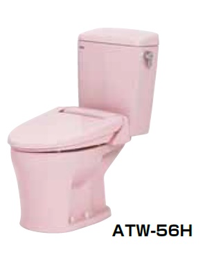 簡易水洗便器 ネポン　ATW-56H　プリティーナ エロンゲート 暖房便座 手洗栓なし ピンク [♪■] 【関東限定】