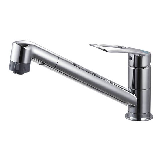 SANEI/三栄水栓 水栓金具 K8711MEJK-13 シングルワンホール切替シャワー混合栓 キッチン用 節水水栓 寒冷地用｜住宅設備機器のcoordiroom