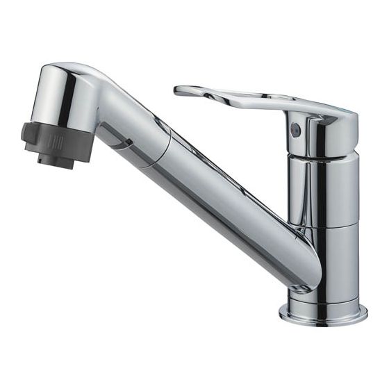 SANEI/三栄水栓 水栓金具 K8711MEJK-S-13 シングルワンホール切替シャワー混合栓 キッチン用 節水水栓 寒冷地用|住宅設備機器のcoordiroom