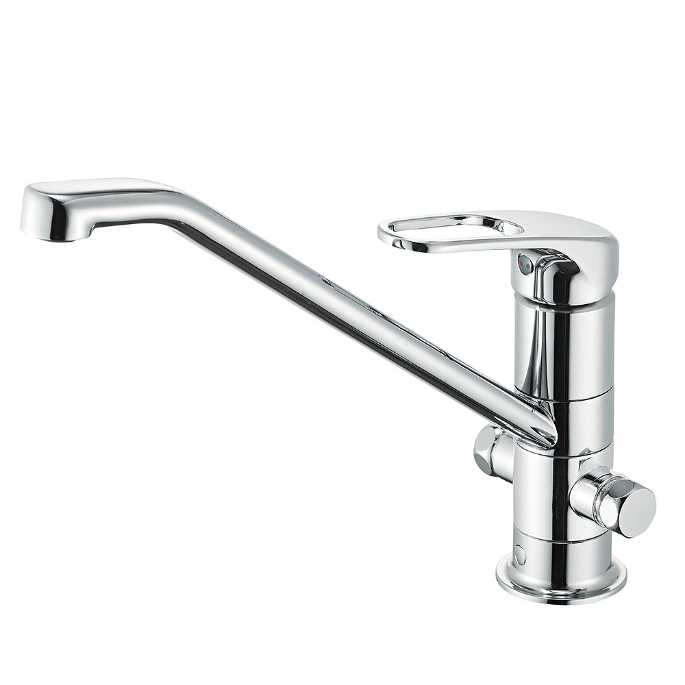 SANEI/三栄水栓 水栓金具 K87112ETJK-13 ワンホールシングルレバー式 シングルワンホール分岐混合栓 キッチン用 寒冷地用|住宅設備機器のcoordiroom