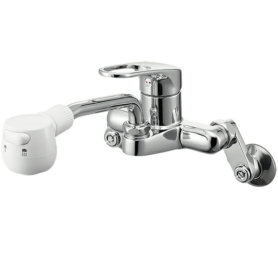 SANEI/三栄水栓 水栓金具 K27CM-W シングル切替シャワー混合栓｜住宅設備機器のcoordiroom