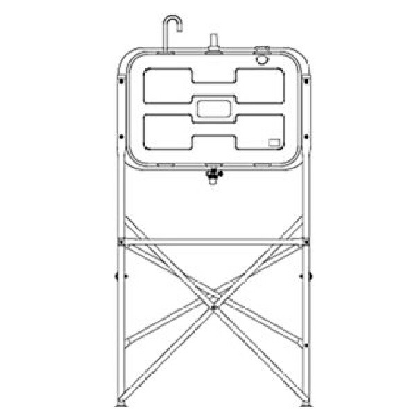 サンダイヤ 『北海道配送限定』 KS3-500HJ1 オイルタンク 耐震強化型 (１Ｇ対応) ハイレッグタイプ 500型 容積500L 容量450L 公共施設向け ♪
