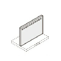 サンウェーブ/LIXIL　RFP-6-565HSI　レンジフード別売パーツ ASRシリーズ用金属幕板 高さ60cm用 間口60cm シルバー [△]