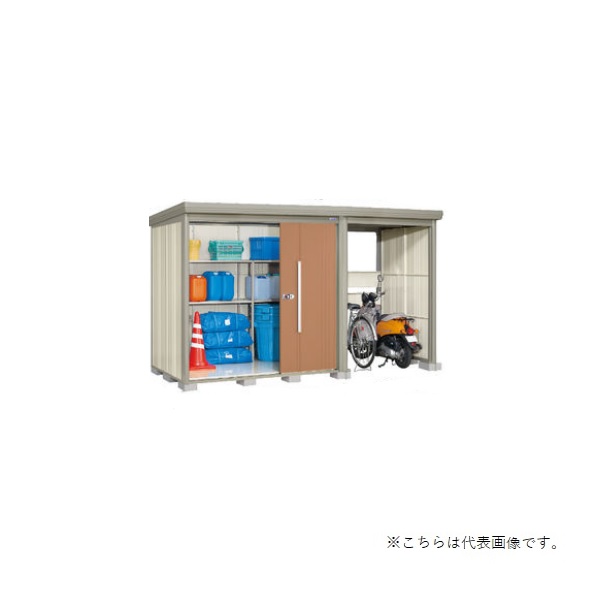 タクボ物置 TP-S3715 mr.ストックマンプラスアルファ 中･大型物置(駐輪スペース付) 多雪型 間口371.5cm ♪