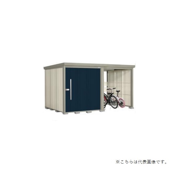 タクボ物置 TP-S37R22 mr.ストックマンプラスアルファ 中･大型物置(駐輪スペース付) 多雪型 間口367.9cm ♪