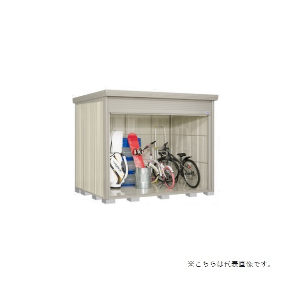 タクボ物置 NDE-SZ2519 mr.ストックマンダンディ 中･大型置物(シャッター式) 多雪型 結露減少屋根 間口253.2cm ムーンホワイト ♪