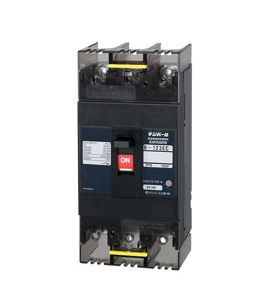テンパール工業 配線用遮断器　B123EC12　経済タイプ B-123EC 125A [￡]