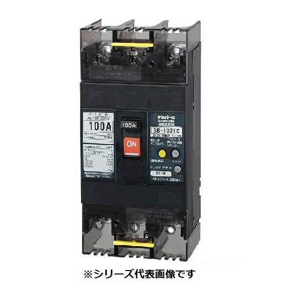 テンパール工業　102EC0730S　漏電遮断器 経済タイプ Eシリーズ OC付 裏面形 100AF 2P2E 100-200V 75A 30mA ※受注品 [§]