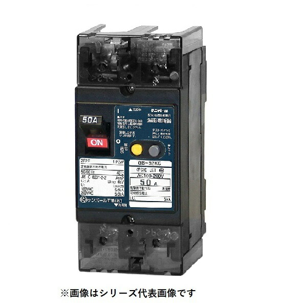 テンパール工業　52KC3030　漏電遮断器 Kシリーズ 分電盤協約形サイズ OC付 表面形 50AF 2P2E 100-200V 30A 30mA