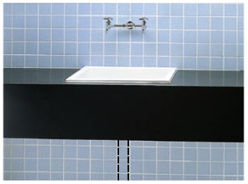 手洗器 特定施設用 TOTO　SK138#NW1　はめ込ベルトトラップ付実験用流し（セルフリミング式） 流しのみ 研究室・実験室用器具 ホワイト [■♪]｜住宅設備機器のcoordiroom
