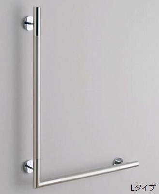 トイレ関連 TOTO　YHR86MR/L　トイレ用手すり L型 ステンレスタイプ ショットブラスト仕上げ [■]