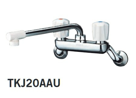 TKJ20BAU 壁付2ハンドル水栓　TOTO 楽天市場】TOTO,TKJ20BAU,壁付けツーハンドル混合水栓(呼び13mm