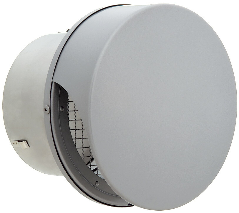 ユニックス BSW125SB5MDSQ 換気扇 丸型フラットカバー付防火ダンパー付 120℃型式 5メッシュ ♪