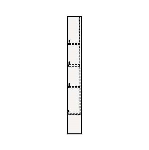 クリナップ　NFTB15※(R･L)　FANCIO(ファンシオ) スタンダード(モノホワイト) トールキャビネット上台 片面収納タイプ 間口15cm [♪△]