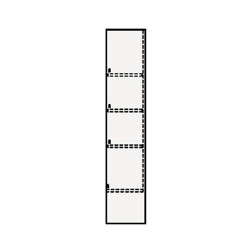 クリナップ　NFTB25※(R･L)　FANCIO(ファンシオ) ハイグレード トールキャビネット上台 片面収納タイプ 間口25cm [♪△]