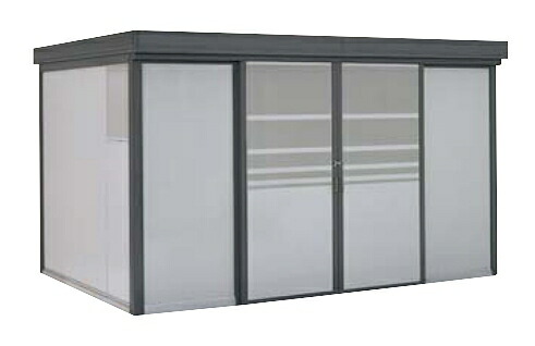 【関東限定配送】ヨド物置 ダストピット　DPFS-3725　Fタイプ（DPF型） 間口3m73cm ×奥行2m53cm 積雪型 ゴミ収集庫 集合住宅用 [♪▲]