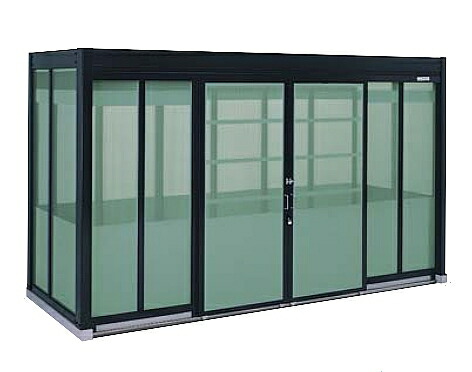 【関東限定配送】ヨド物置 ダストピット　DPHS-3912　Hタイプ（DPH型） 間口3m92cm ×奥行1m21cm 積雪型 ゴミ収集庫 集合住宅用 [♪▲]