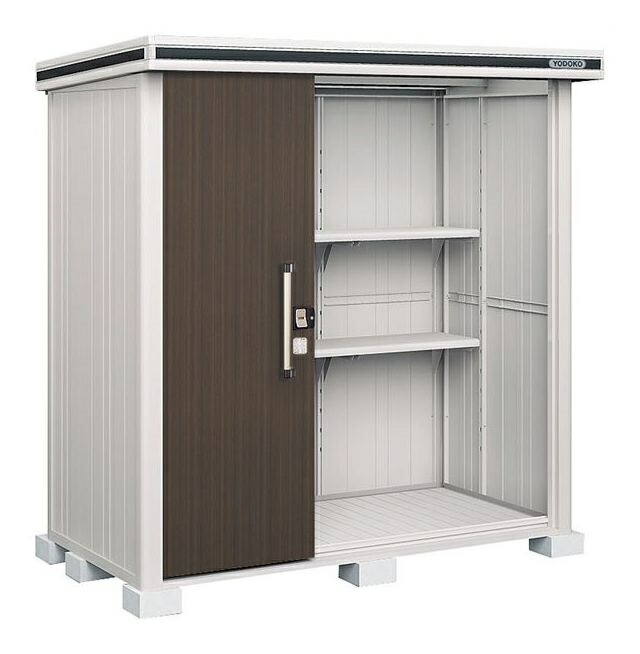 【関東限定配送】ヨド物置 エルモ　LMD-2211H　間口2m22cm &times;奥行1m17cm 背高Hタイプ 一般型 2連片引き戸タイプ [♪▲]｜住宅設備機器のcoordiroom