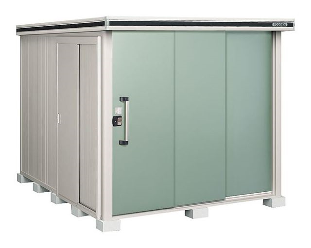 【関東限定配送】ヨド物置 エルモ　LMD-2229　間口2m22cm &times;奥行2m92cm 標準高タイプ 一般型 2連片引き戸タイプ [♪▲]｜住宅設備機器のcoordiroom