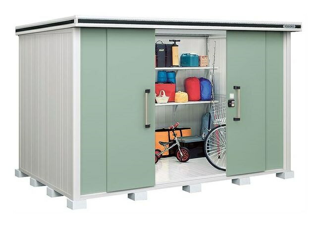 【関東限定配送】ヨド物置 エルモ　LMDS-3622H　間口3m62cm ×奥行2m22cm 背高Hタイプ 積雪型 引き分け戸タイプ [♪▲]