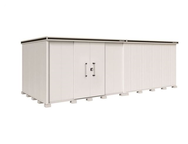 【関東限定配送】ヨド物置 エルモ　LMDS-7229HL　間口7m24cm ×奥行2m92cm 背高Hタイプ 積雪型 引き分け戸タイプ 扉位置左側 受注生産品 [♪▲§]