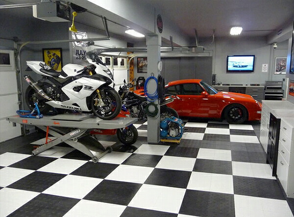 楽天市場】☆フロアパネル☆フローリングシステムパネルバイクバーン