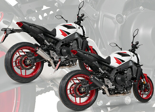 YAMAHA MT-09 21-【SCORPION】（スコーピオン マフラー） RED POWER フルエキゾースト ステンレス