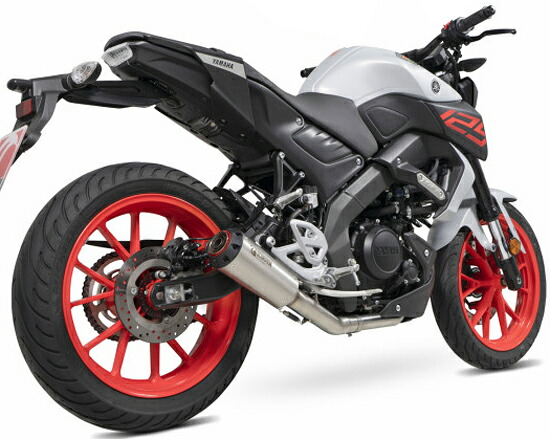 YAMAHA MT-125 MT-15 2021【SCORPION】(スコーピオン) RED POWER フルシステム ステンレス|クールライド