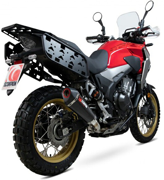 HONDA CB400X 19-【SCORPION】（スコーピオン） SERKET TAPER スリップオン カーボン / チタン