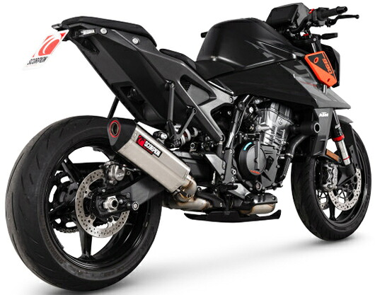 990 DUKE 2024- 【SCORPION】(スコーピオン) SERKET スリップオン ステンレス